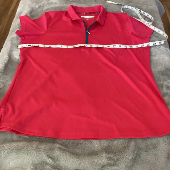 EUC Pebble Beach Dry-Luxe short sleeve pink polo XL - Picture 4 of 9
